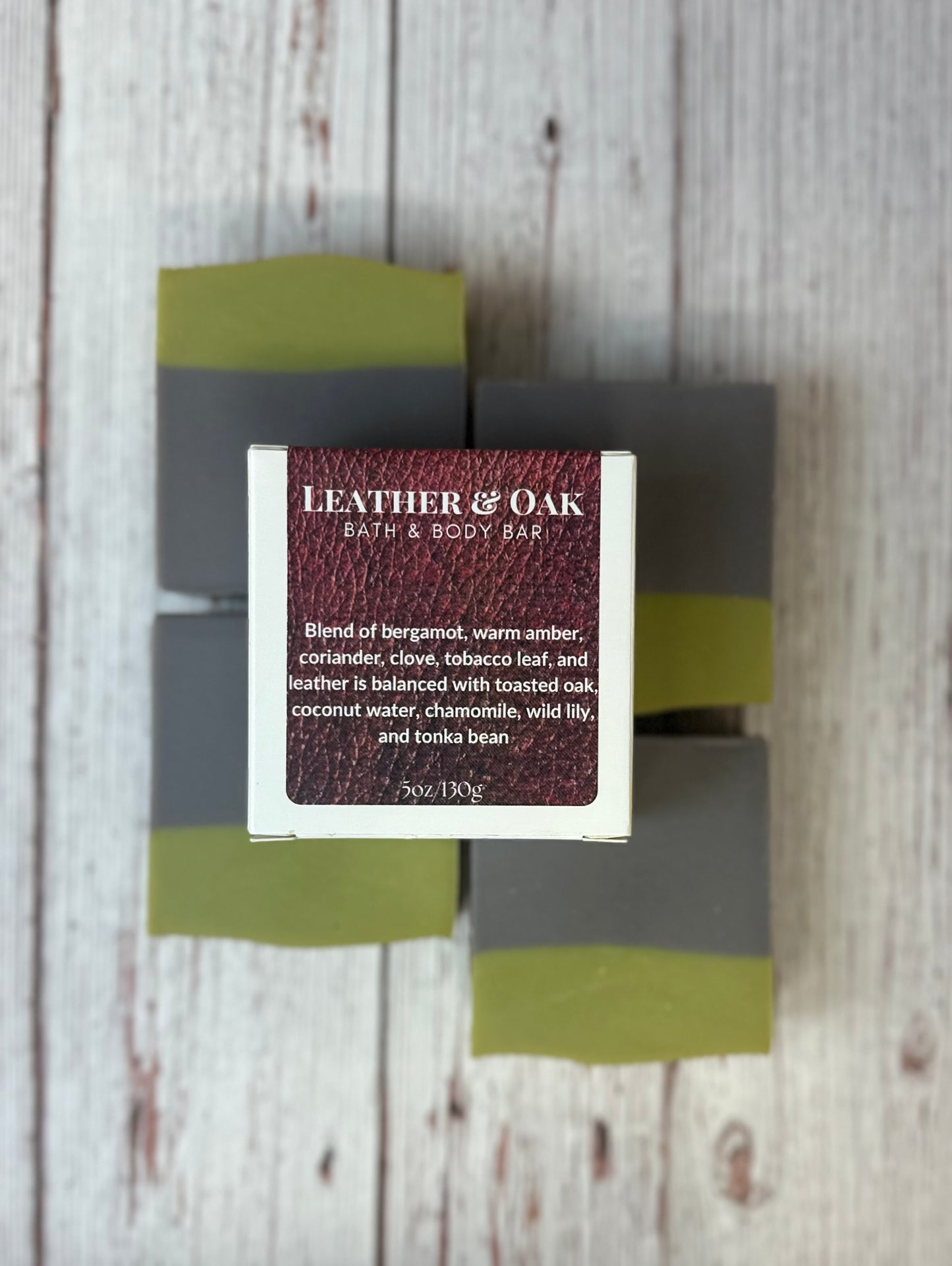 Leather & Oak Soap