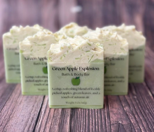 Green Apple Explosion Bar Soap